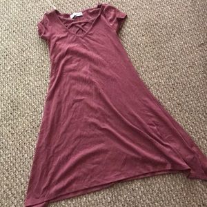 Mauve shift dress
